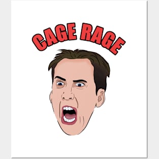 Nick Cage Rage Posters and Art